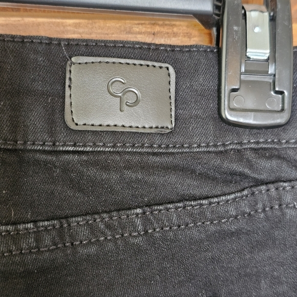 Celebrity Pink Mid Rise Ankle Skinny Black Distressed Jeans Sz 13/31 Grommet Hem - Picture 7 of 13